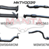 Toyota Landcruiser VDJ200 Manta 2 1/2Dual Cats-3 Rear Muffler & Dump - Image 2