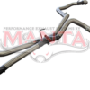 Manta Stainless Toyota Landcruiser 200 Series, VDJ200 3in DPF Back Twin 3in Tailpipe - Image 3