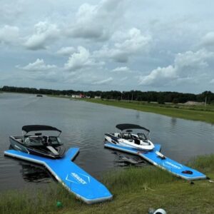 AQUADECK Inflatable Y Boat Pontoon LARGE 8M X 5M