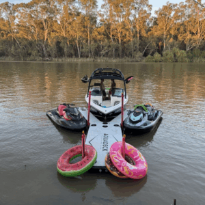 AQUADECK Inflatable Y Boat Pontoon SMALL 3.5M X 3M