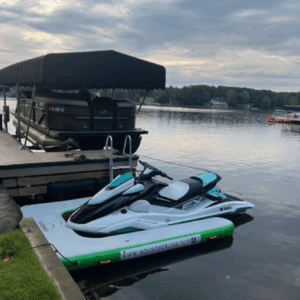 AQUADECK Inflatable Single Jetski Dock