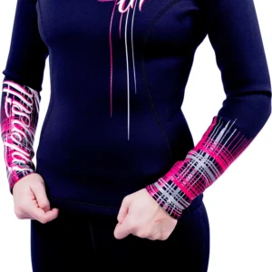 Intensity Long Sleeve Fleecy Neoprene Heater Shirts Pink