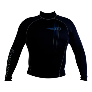 Intensity Long Sleeve Fleecy Neoprene Heater Shirts Black