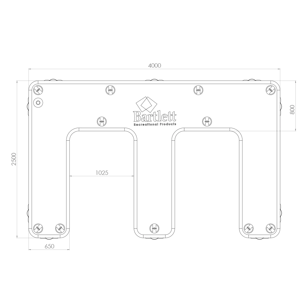 4M X 2.5M Jetski E Inflatable Pontoon (Free Shipping) - Image 3